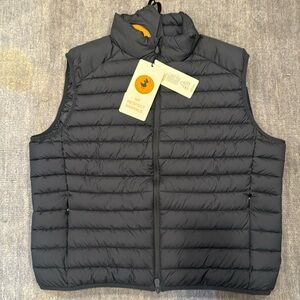Save the Duck - Liam Stand Collar Puffer Vest XXL Grey